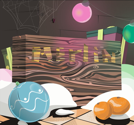 Мои работа Логотипы: Зимний логотип Merlin Corporation